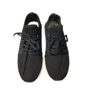 JustFab Velinda Black Sneakers Size 7.5 Women's Lace-Up